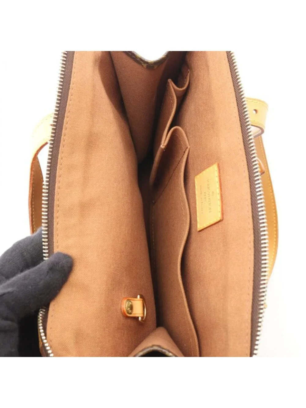 Louis Vuitton Tote Popincourt Canvas Leather